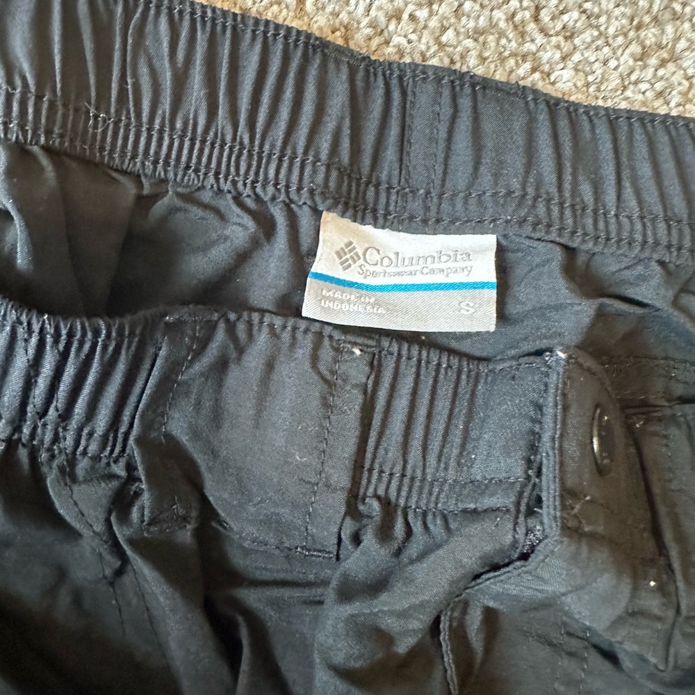 Columbia Charcoal Elastic Waist Shorts